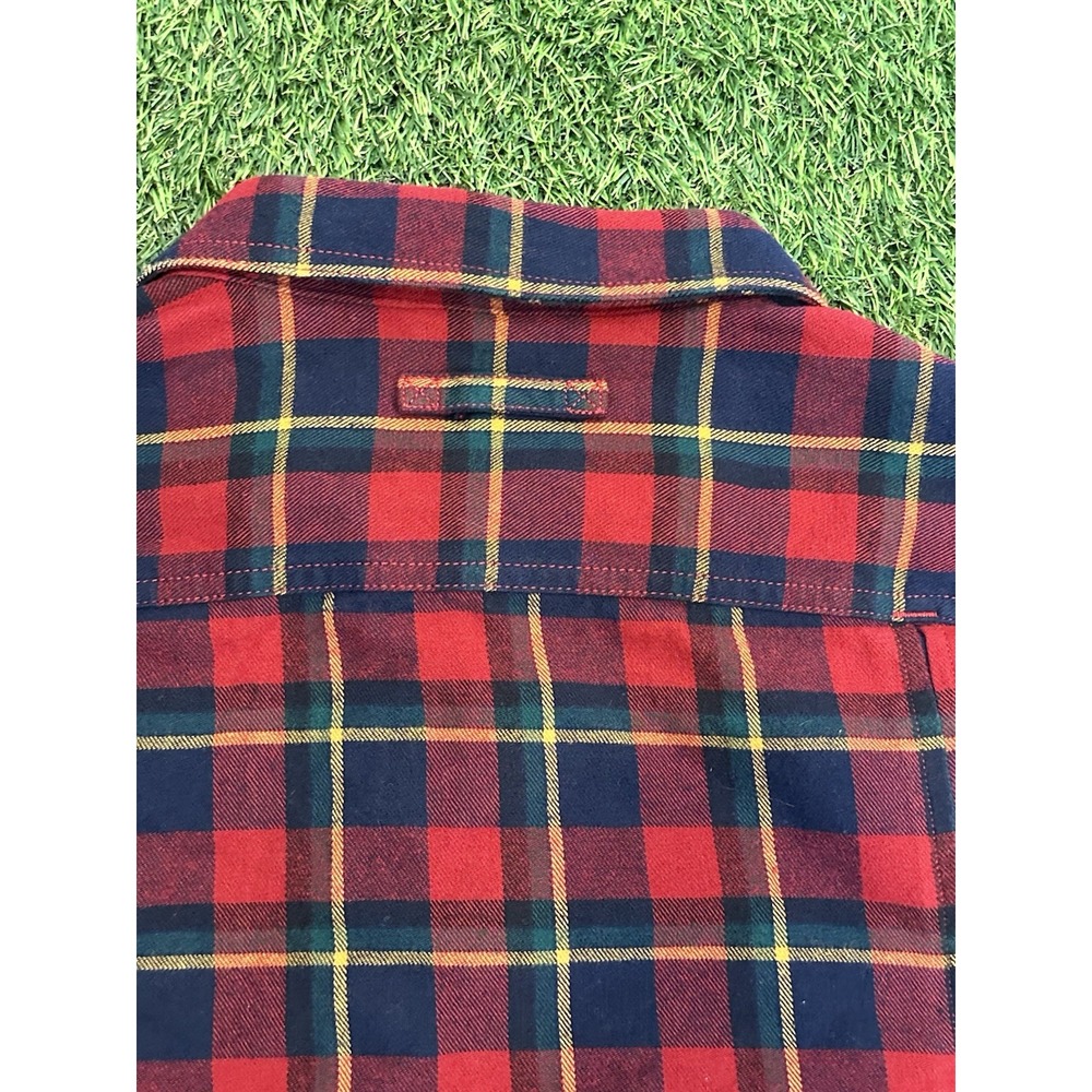 Duluth Trading Co Free Swingin' Flannel Shirt Womens‎ XL Plaid Casual 65505 NWT - Picture 7 of 16